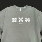 Quilt Trio | Puff Ink Crewneck