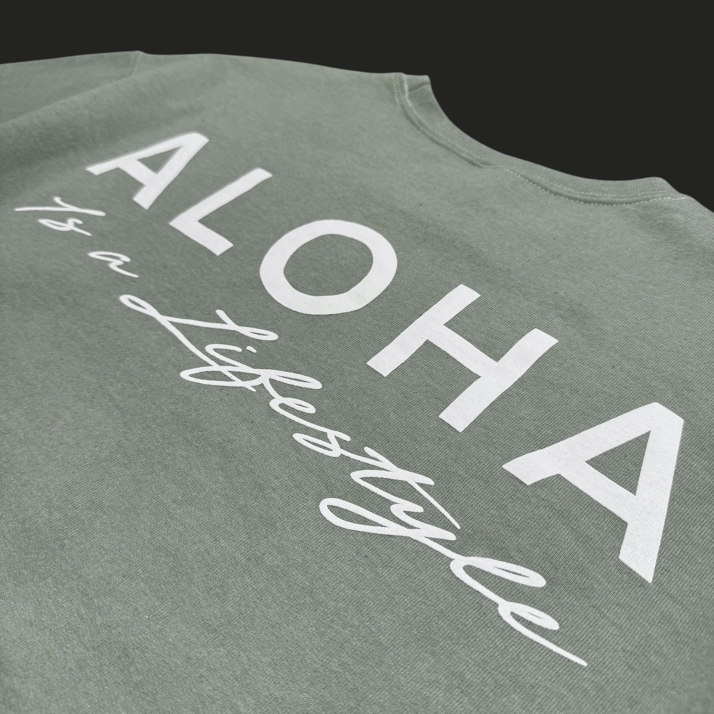 Aloha Is a Lifestyle | Puff Ink Crewneck