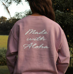 Made with Aloha Pikake Lei | Puff Ink Crewneck