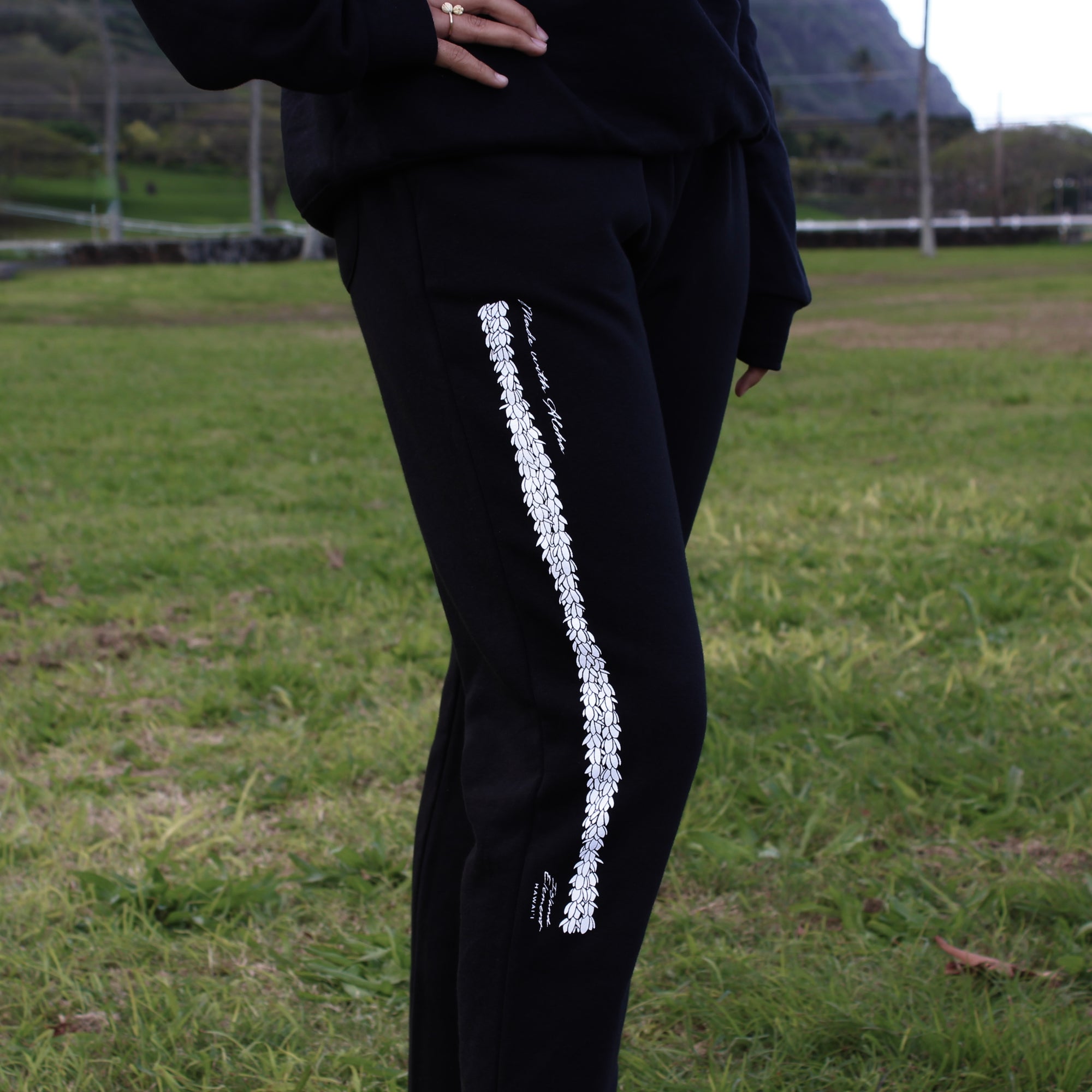 Made with Aloha Pikake Lei | Sweatpants
