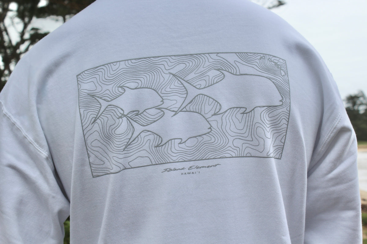 Ulua Sea Topography | Crewneck