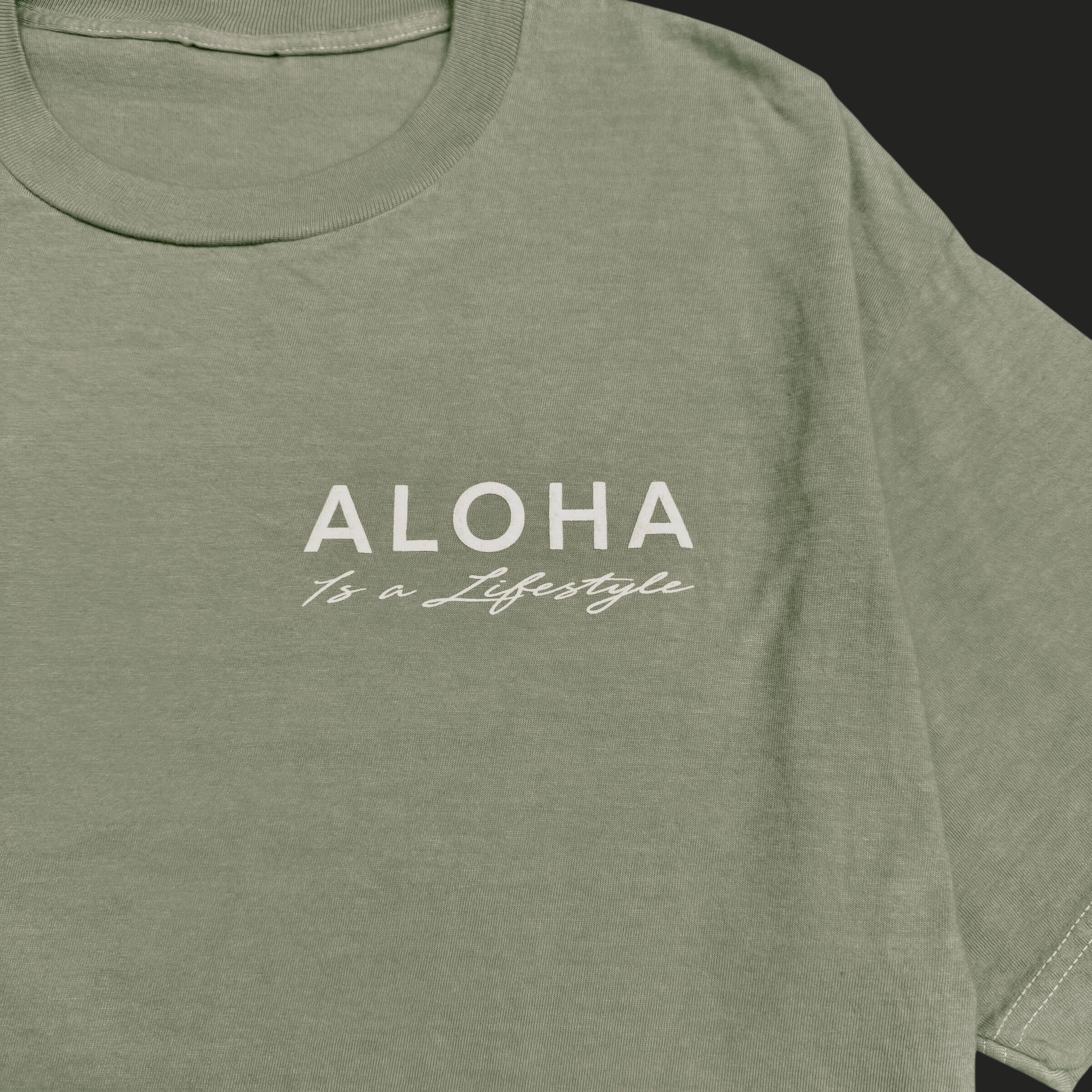 Aloha Is a Lifestyle | Puff Ink Heavyweight Tee