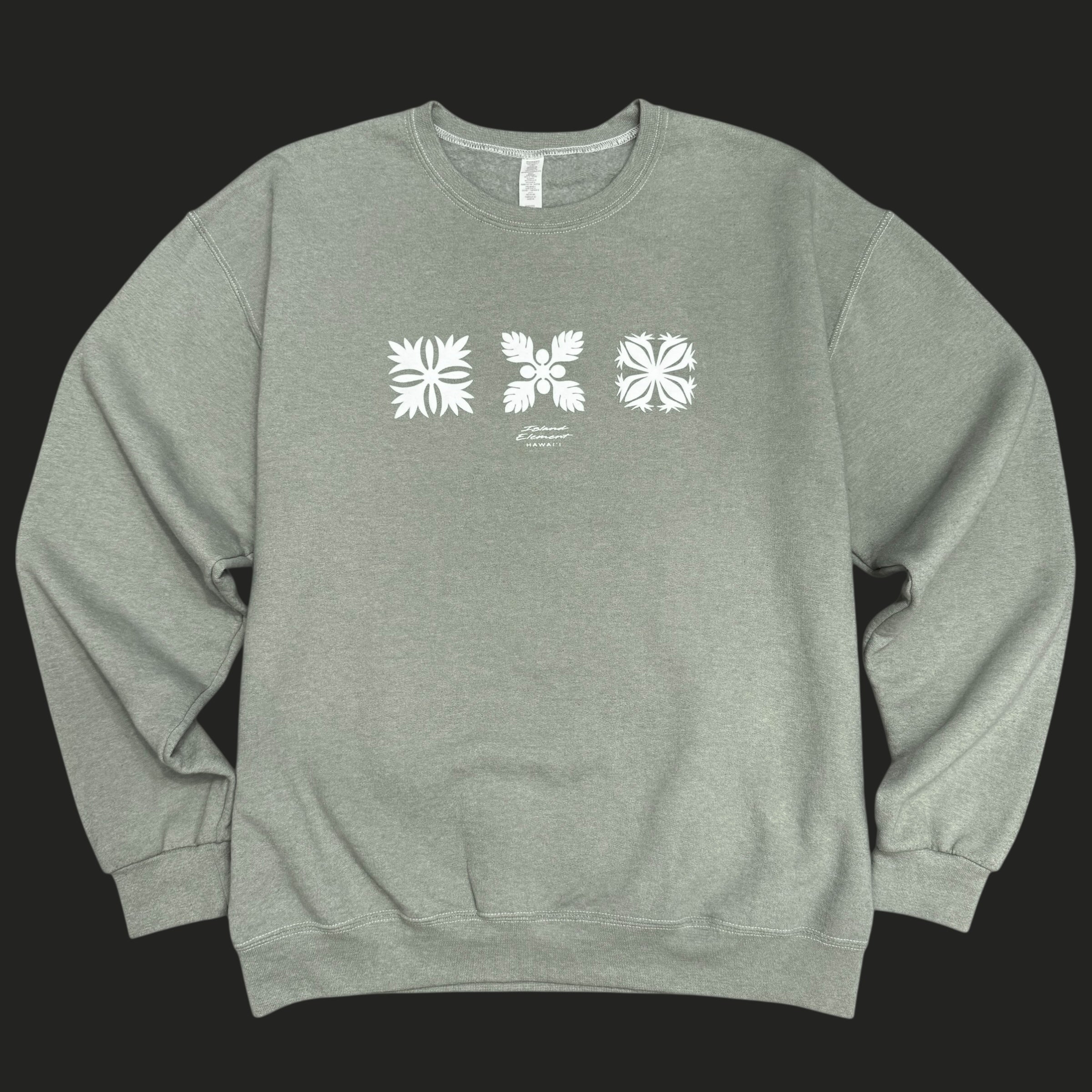 Quilt Trio | Puff Ink Crewneck
