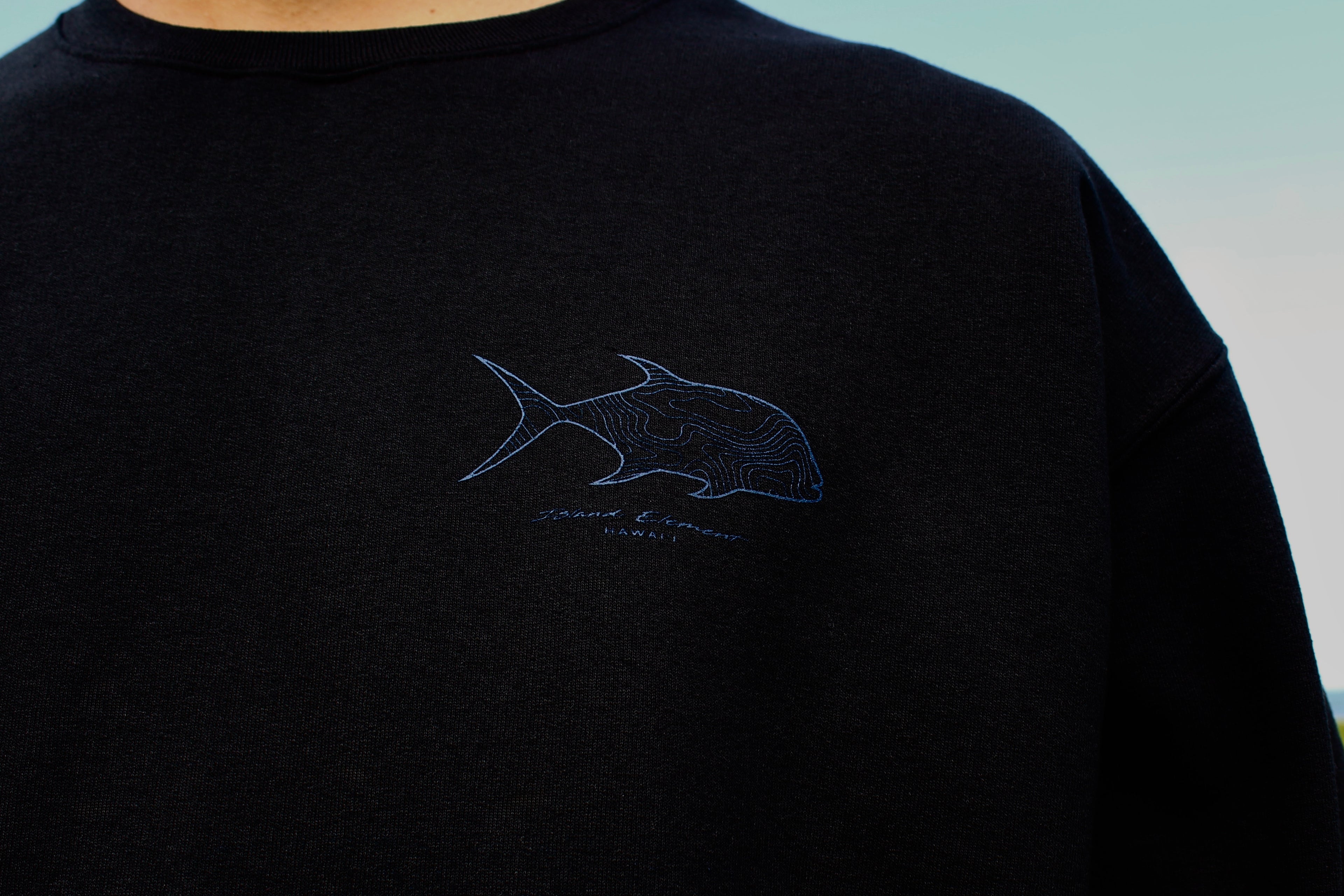 Ulua Sea Topography | Crewneck