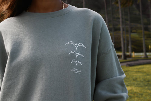 'Iwa Flight | Puff Ink Crewneck