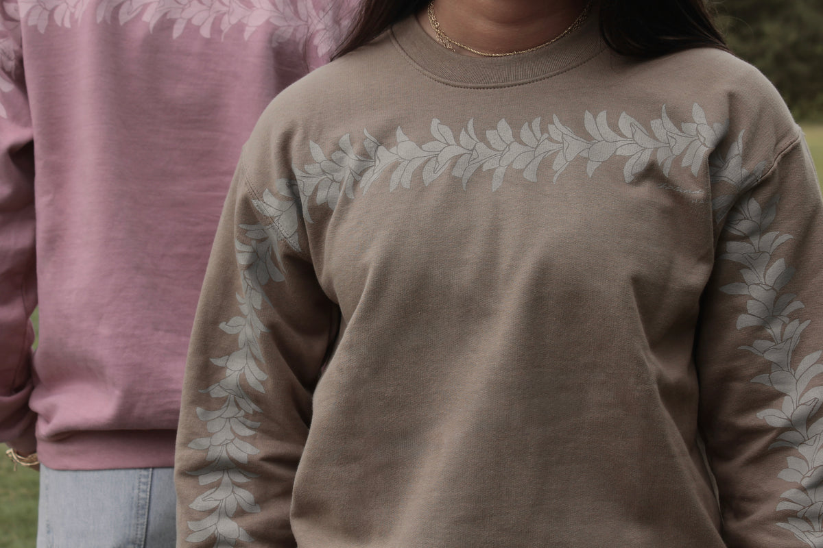 Wrapped in Plumeria | Crewneck
