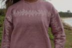 Wrapped in Plumeria | Crewneck
