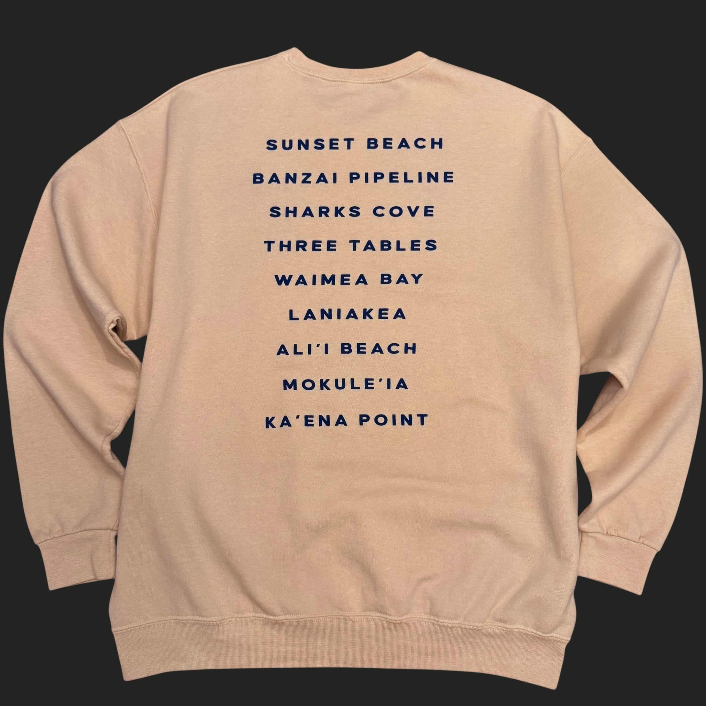 North Shore Line Up | Puff Ink Crewneck