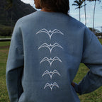'Iwa Flight | Puff Ink Crewneck