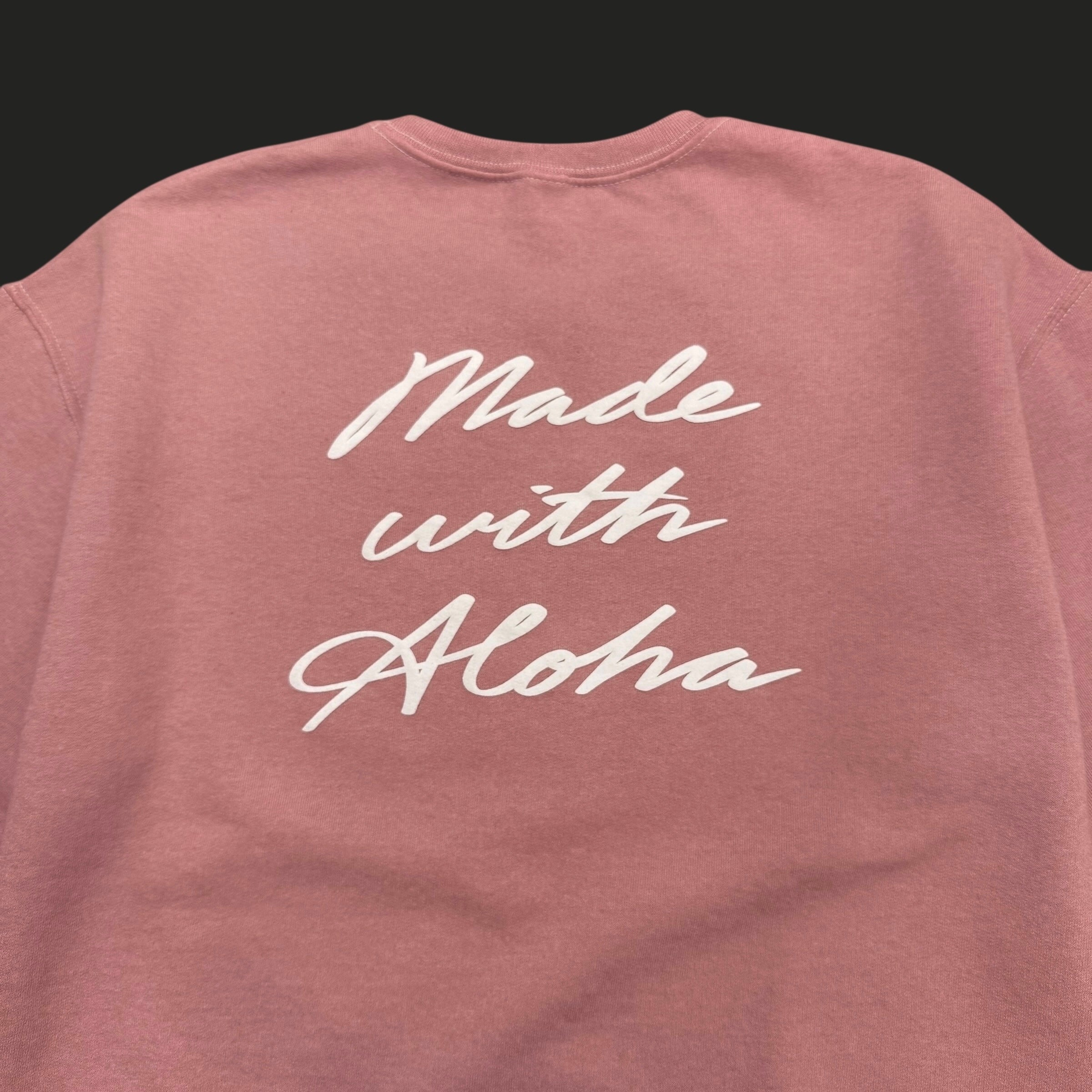 Made with Aloha Pikake Lei | Puff Ink Crewneck