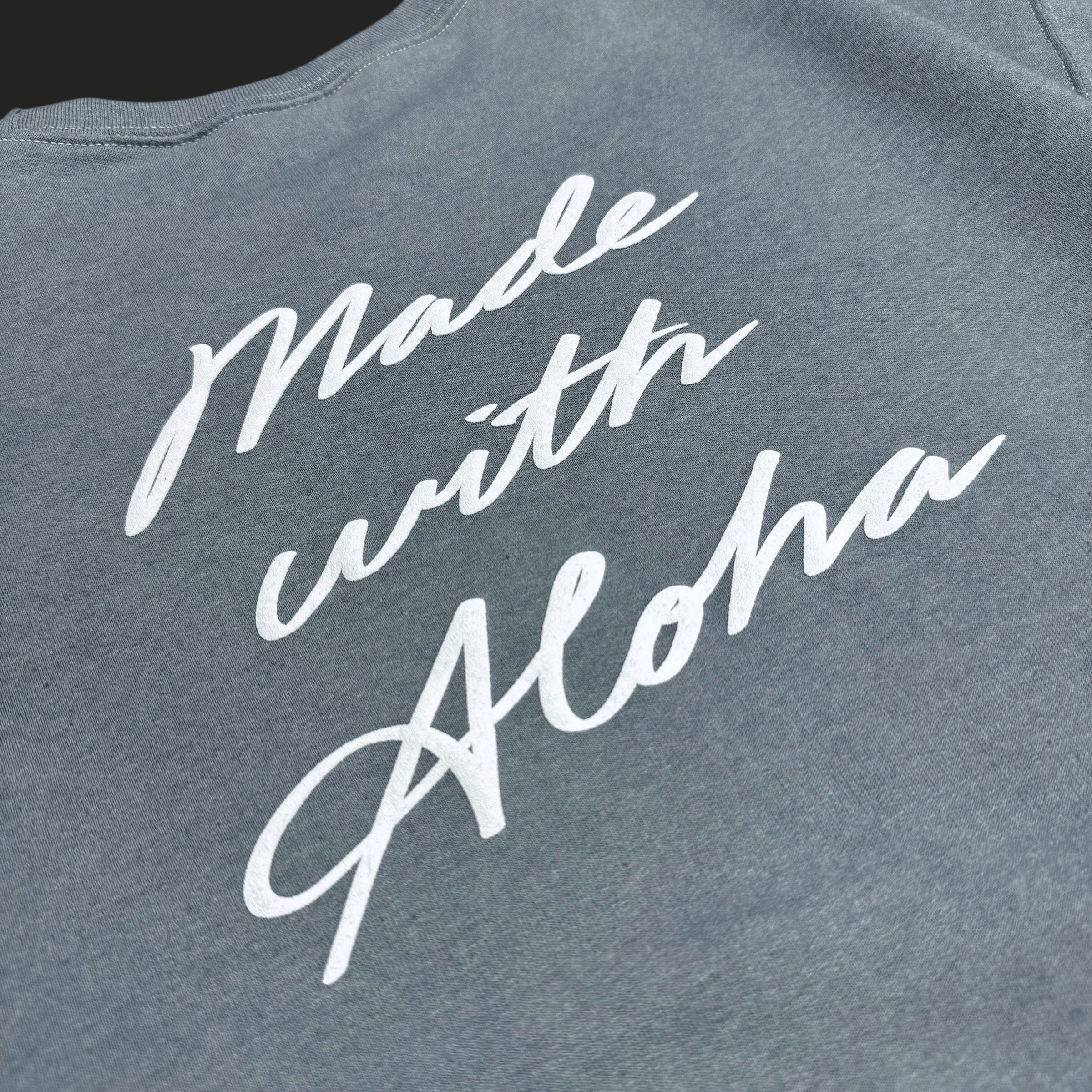 Made with Aloha Pikake Lei | Puff Ink Crewneck