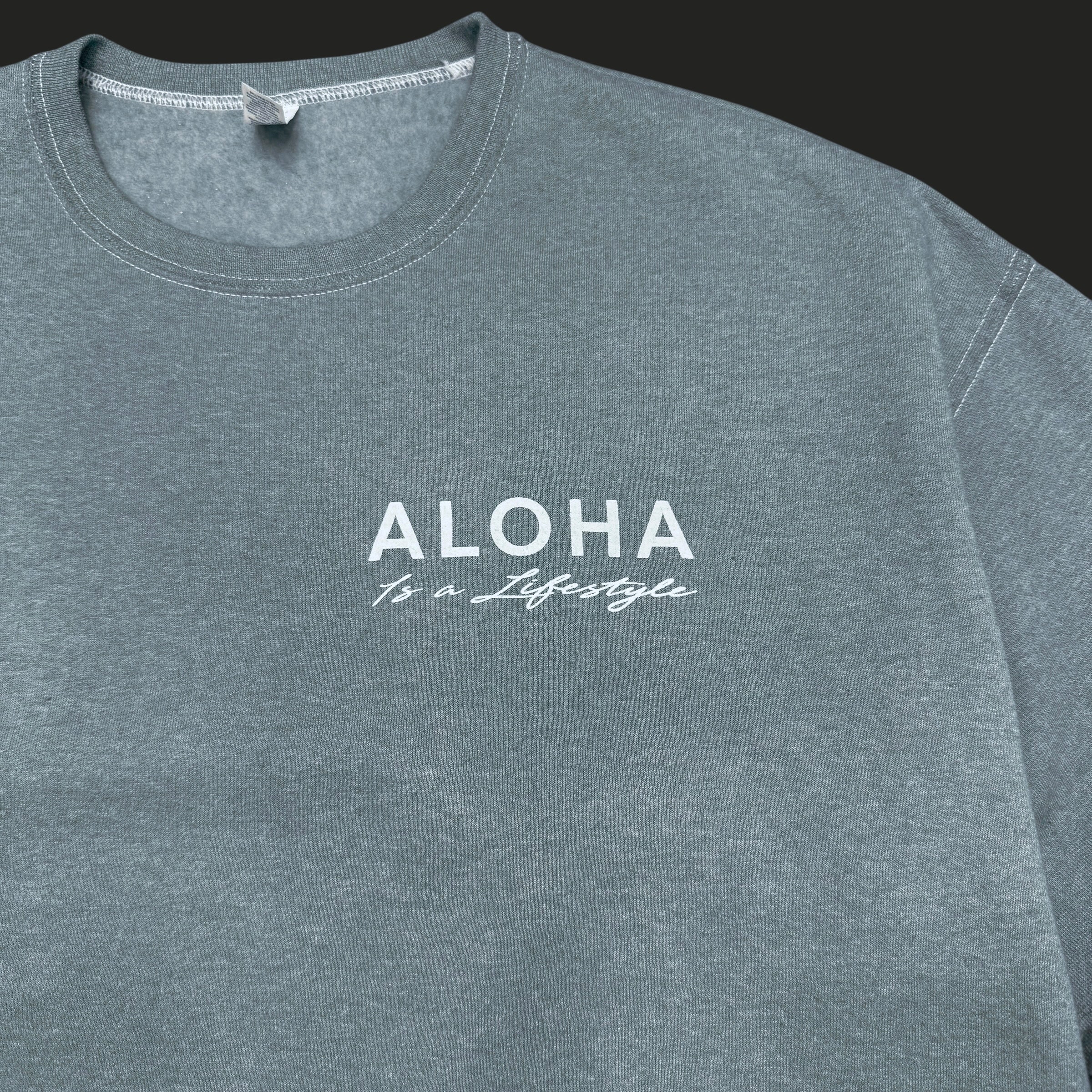 Aloha Is a Lifestyle | Puff Ink Crewneck
