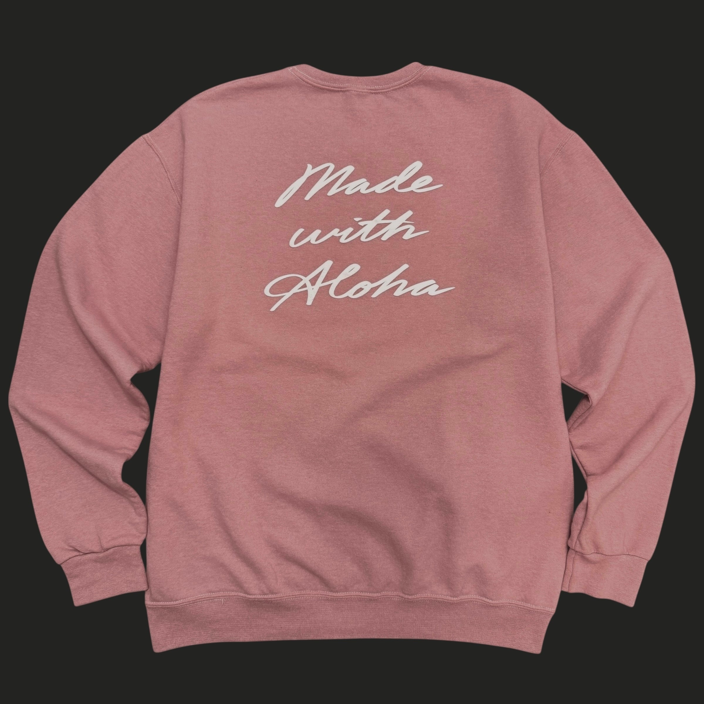 Made with Aloha Pikake Lei | Puff Ink Crewneck