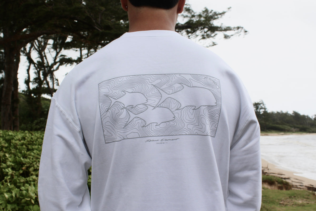Ulua Sea Topography | Crewneck