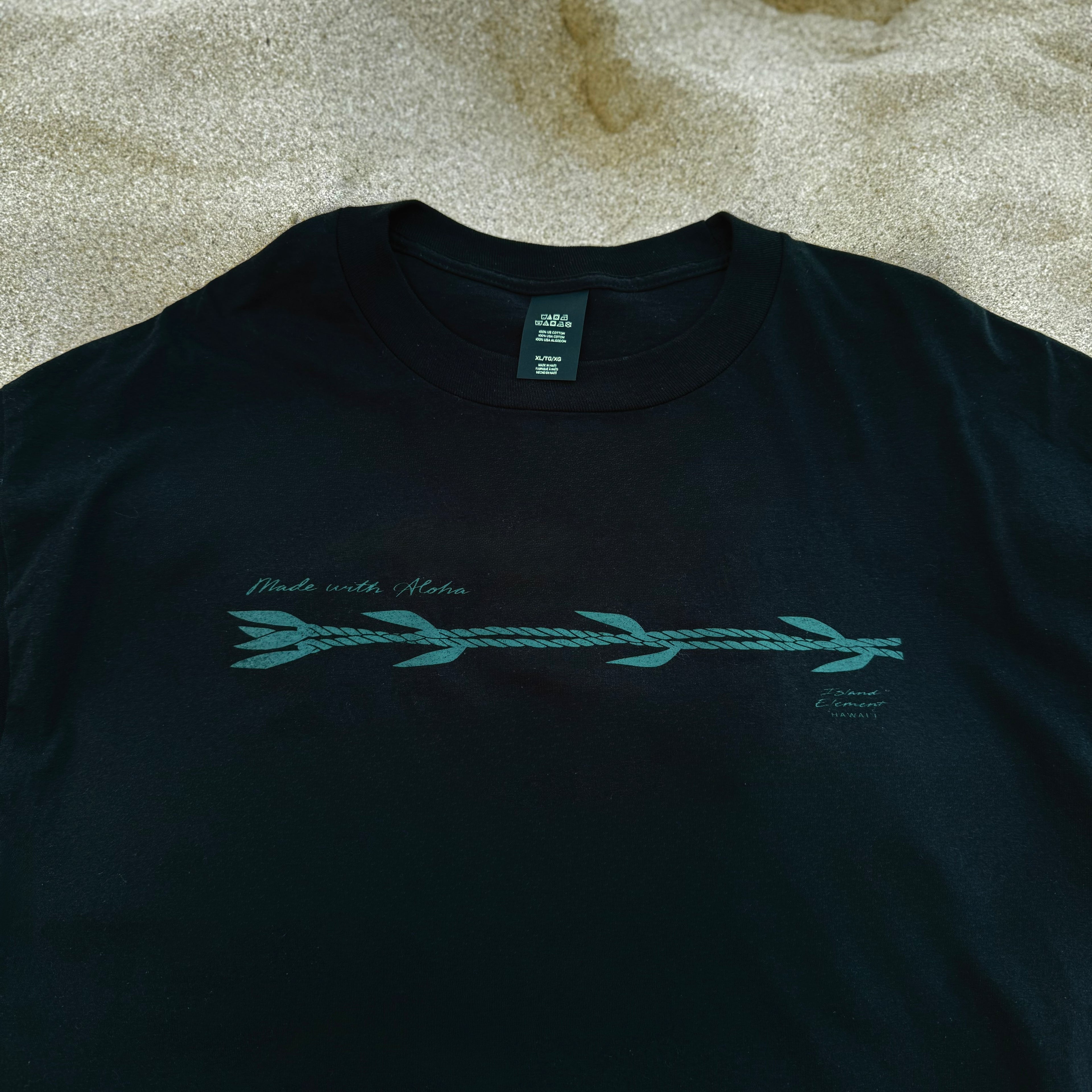 Made with Aloha Ti Leaf Lei | Heavyweight Tee