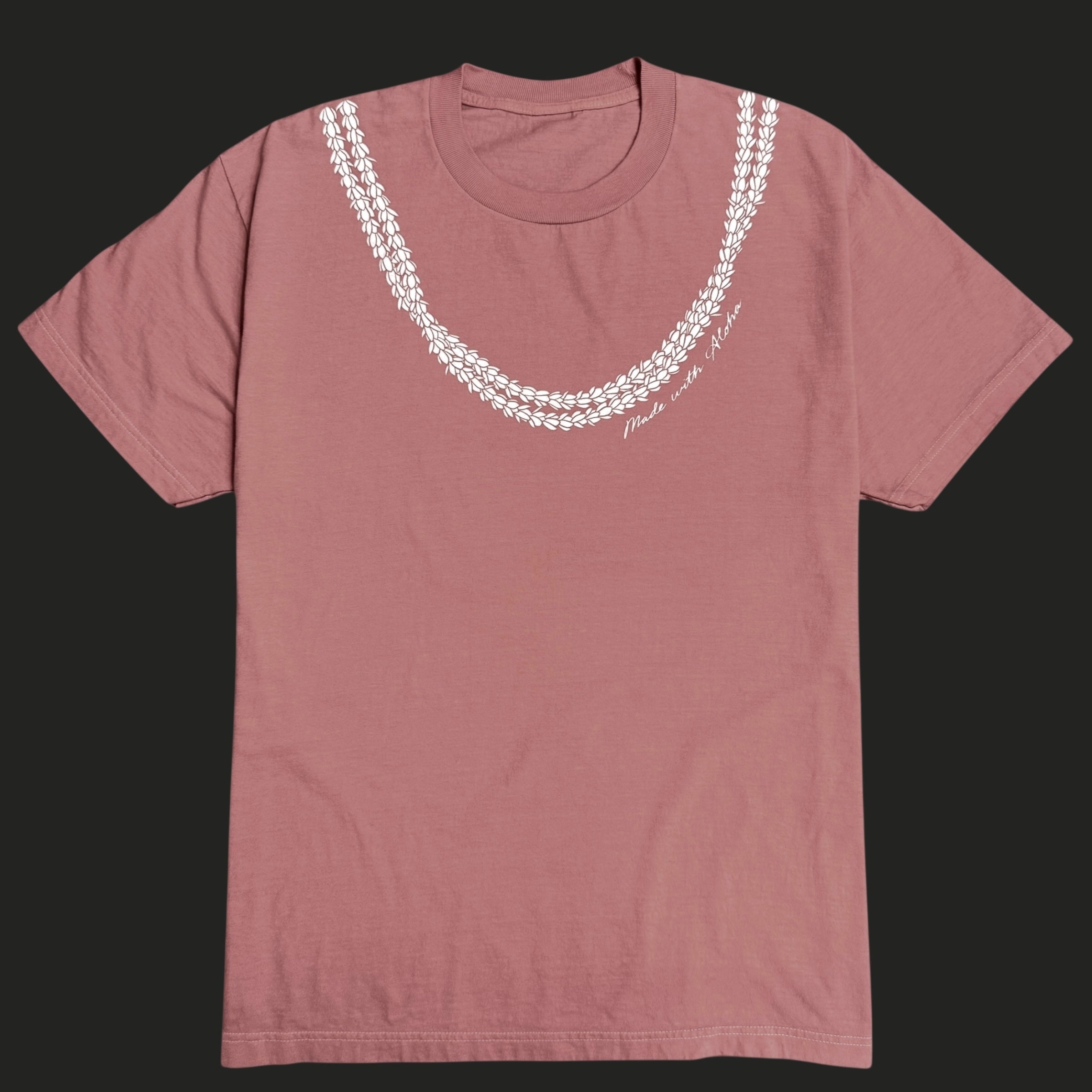 Made with Aloha Pikake Lei | Heavyweight Tee