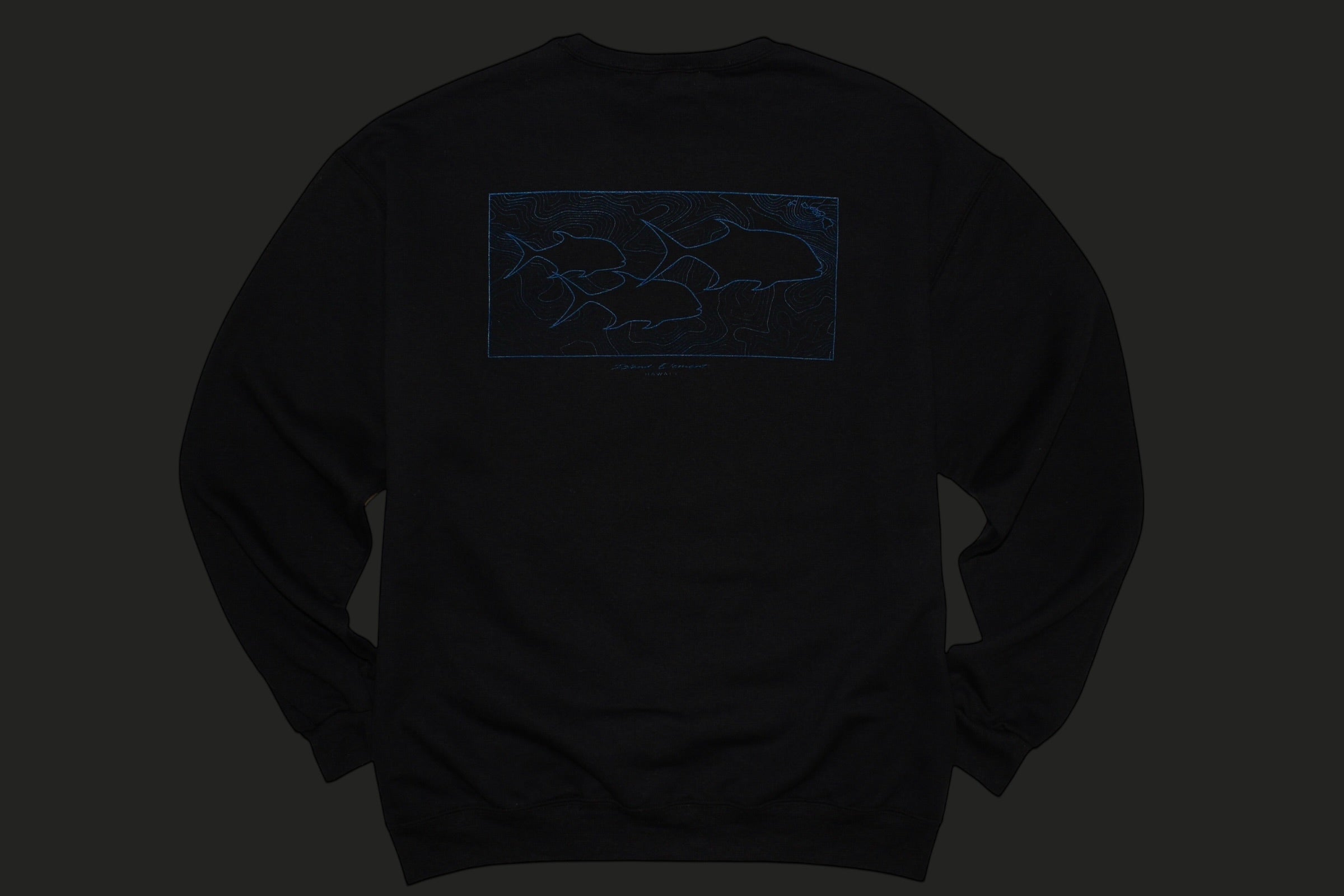 Ulua Sea Topography | Crewneck