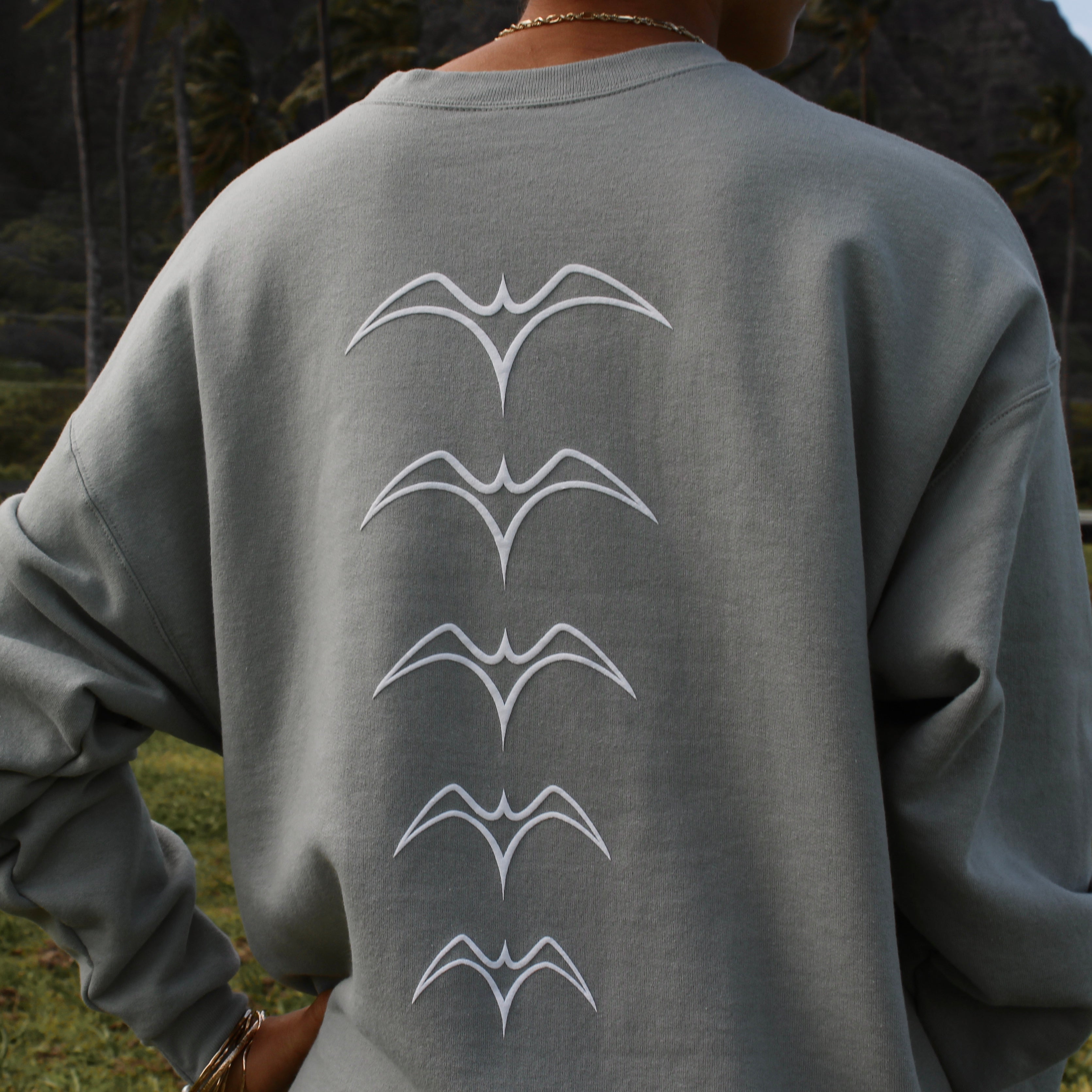 'Iwa Flight | Puff Ink Crewneck
