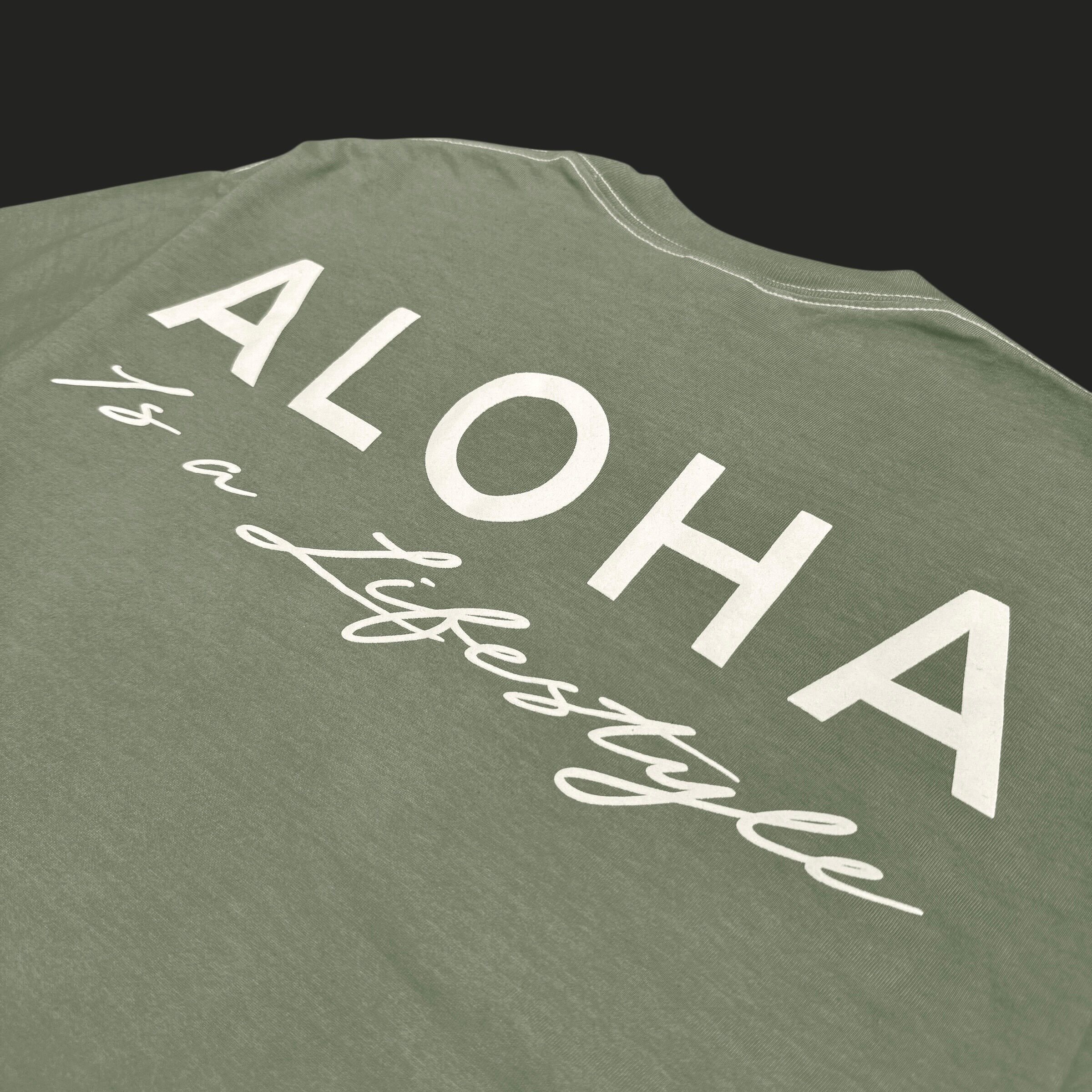 Aloha Is a Lifestyle | Puff Ink Heavyweight Tee