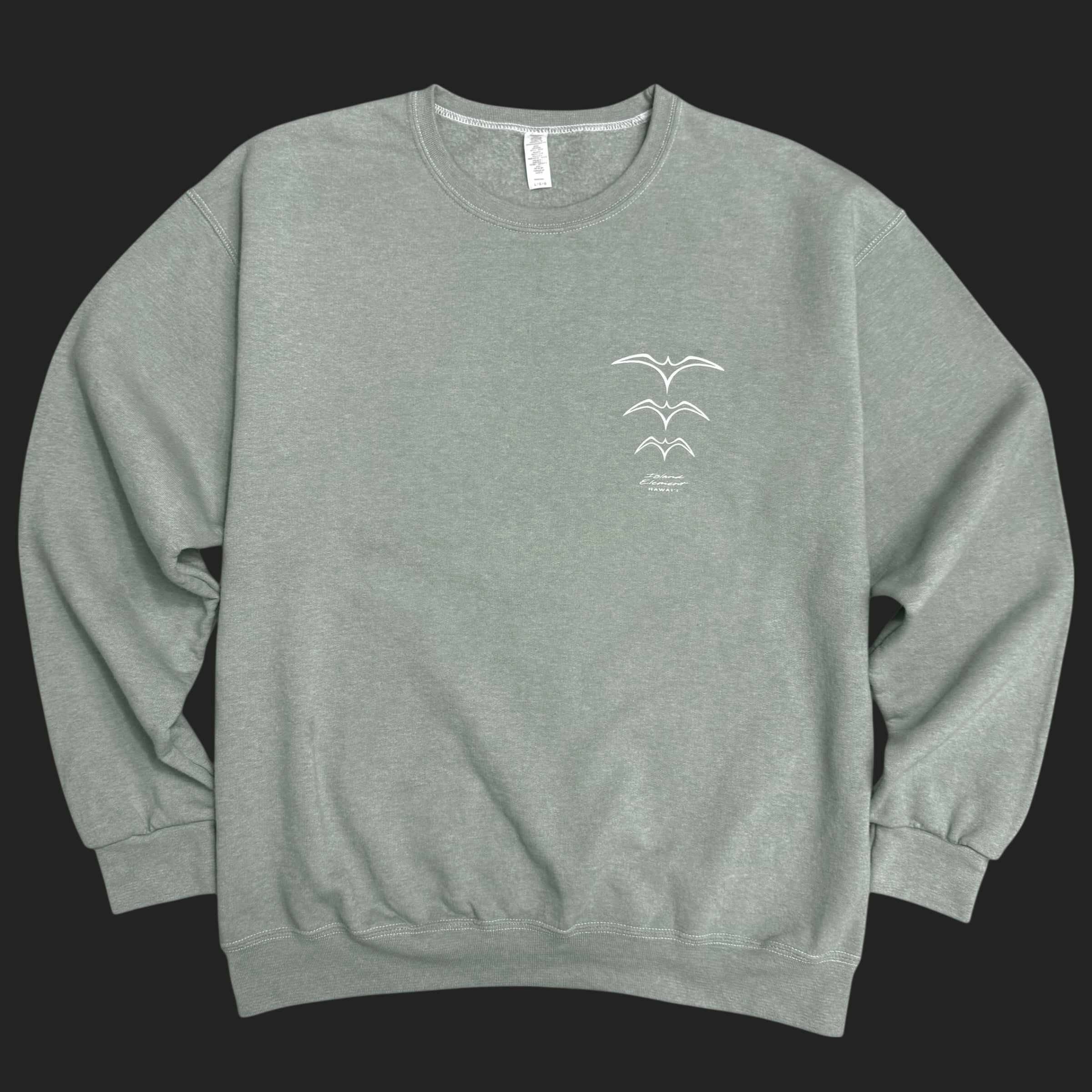'Iwa Flight | Puff Ink Crewneck