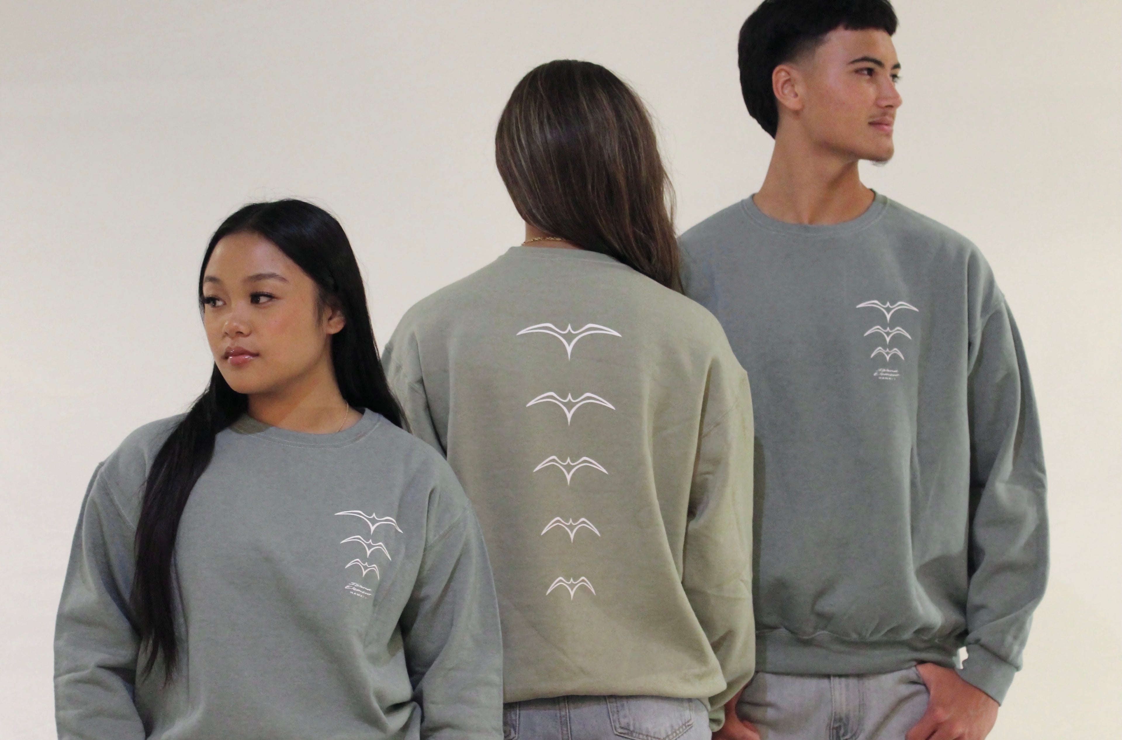 'Iwa Flight | Puff Ink Crewneck