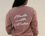 Made with Aloha Pikake Lei | Puff Ink Crewneck