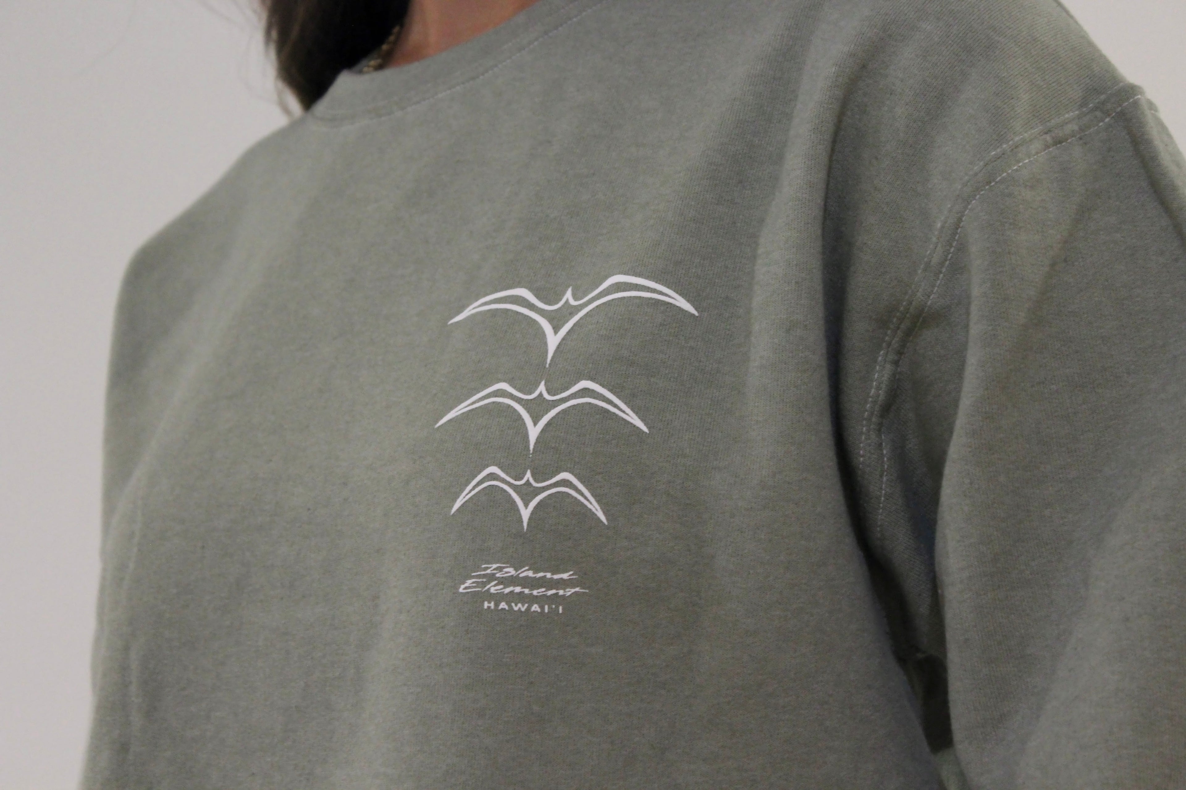 'Iwa Flight | Puff Ink Crewneck